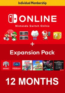 NINTENDO SWITCH ONLINE 12 MONTH MEMBERSHIP PLUS EXPANSION PACK SWITCH (Europe & UK)