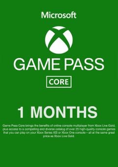 Xbox Game Pass Core - 1 Month Membership (WW)