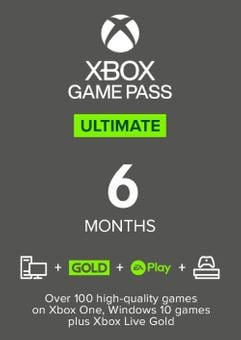 6 Month Xbox Game Pass Ultimate Xbox One / PC (EU & UK)