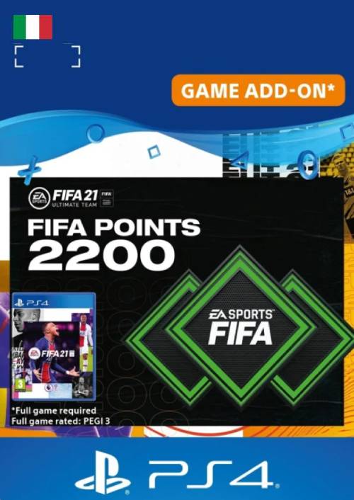 FIFA 21 Ultimate Team 2200 Points Pack PS4/PS5 (Italy) FIFA 21 Ultimate Team 2200 Points Pack PS4/PS5 (Italy)