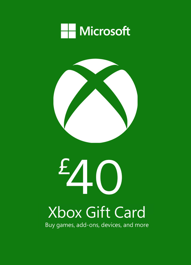 Xbox Gift Card - £40 Xbox Gift Card - £40