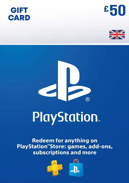 PLAYSTATION STORE GIFT CARD - 50 GBP (UK)