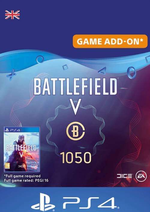 Battlefield V 5 - Battlefield Currency 1050 PS4 (UK) Battlefield V 5 - Battlefield Currency 1050 PS4 (UK)