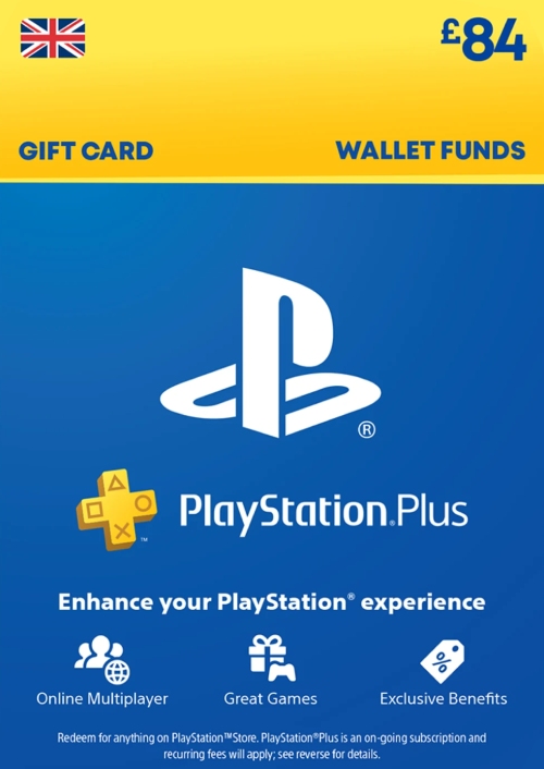 PLAYSTATION GIFT CARD - 84 GBP PLAYSTATION GIFT CARD - 84 GBP
