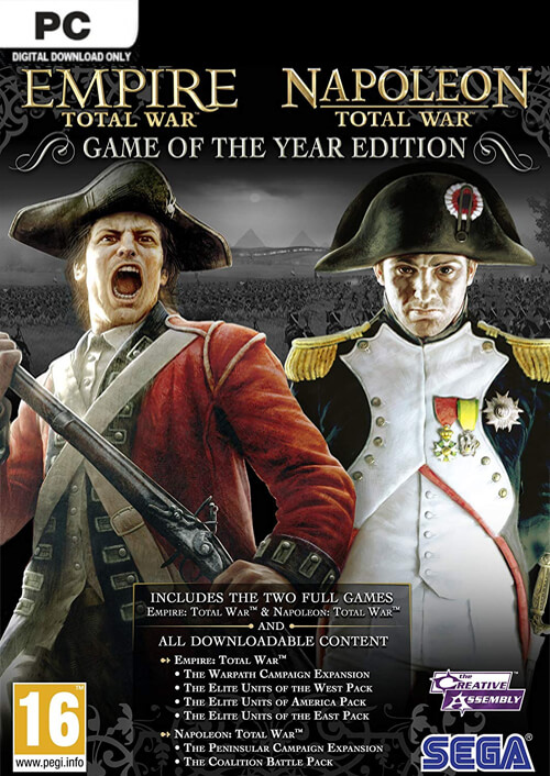 Total War: Empire & Napoleon GOTY PC (EU & UK) Total War: Empire & Napoleon GOTY PC (EU & UK)