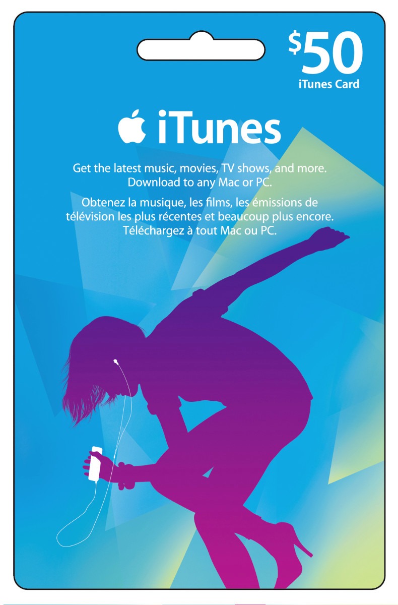iTunes Gift Card - $50 USD iTunes Gift Card - $50 USD