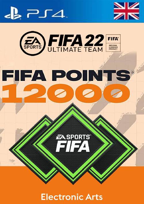 FIFA 22 Ultimate Team 12000 Points Pack PS4/PS5 (UK) FIFA 22 Ultimate Team 12000 Points Pack PS4/PS5 (UK)
