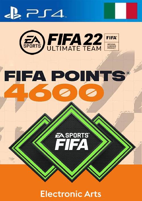 FIFA 22 Ultimate Team 4600 Points Pack PS4/PS5 (Italy) FIFA 22 Ultimate Team 4600 Points Pack PS4/PS5 (Italy)
