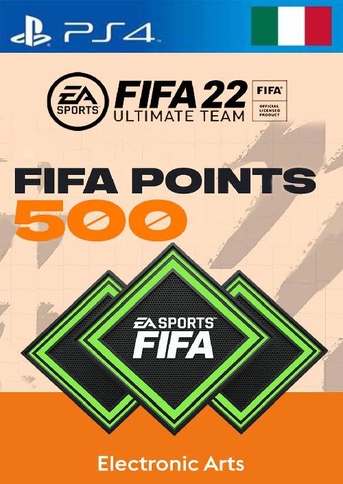 FIFA 22 Ultimate Team 500 Points Pack PS4/PS5 (Italy) FIFA 22 Ultimate Team 500 Points Pack PS4/PS5 (Italy)