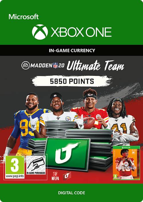 Madden NFL 20 5850 MUT Points Xbox One Madden NFL 20 5850 MUT Points Xbox One