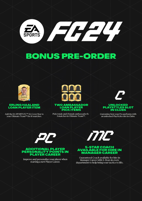 EA SPORTS FC 24 Pre - Order Bonus PS4/PS5 DLC (Europe & UK) EA SPORTS FC 24 Pre - Order Bonus PS4/PS5 DLC (Europe & UK)