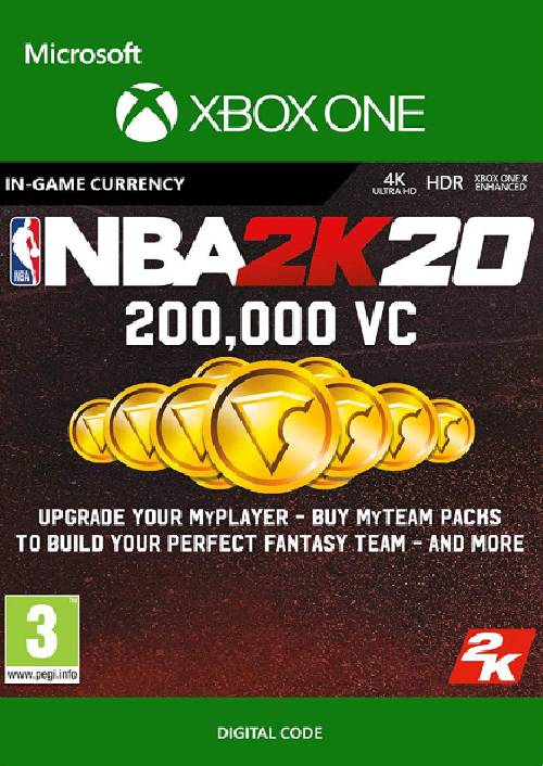 NBA 2K20: 200,000 VC Xbox One NBA 2K20: 200,000 VC Xbox One