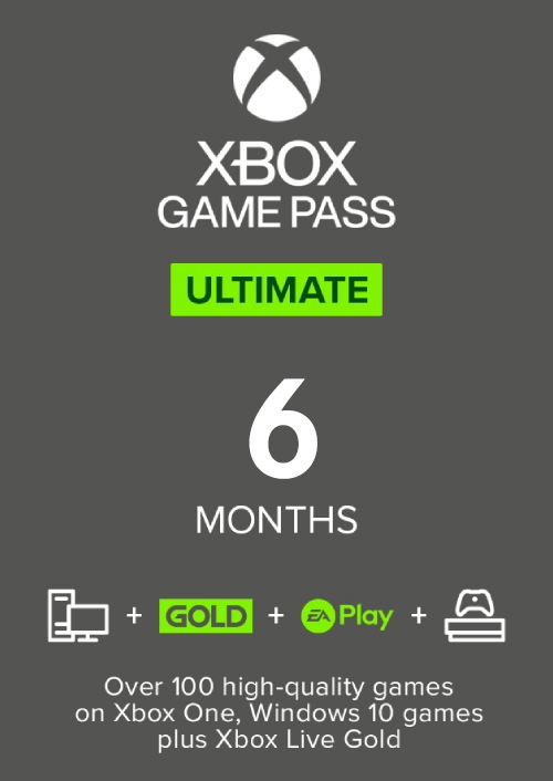 6 Month Xbox Game Pass Ultimate Xbox One / PC (US) 6 Month Xbox Game Pass Ultimate Xbox One / PC (US)