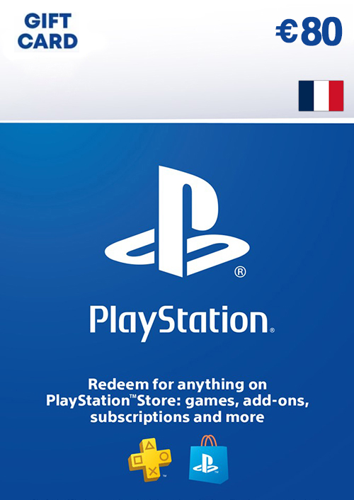 PLAYSTATION STORE GIFT CARD - 80 EUR (France) PLAYSTATION STORE GIFT CARD - 80 EUR (France)