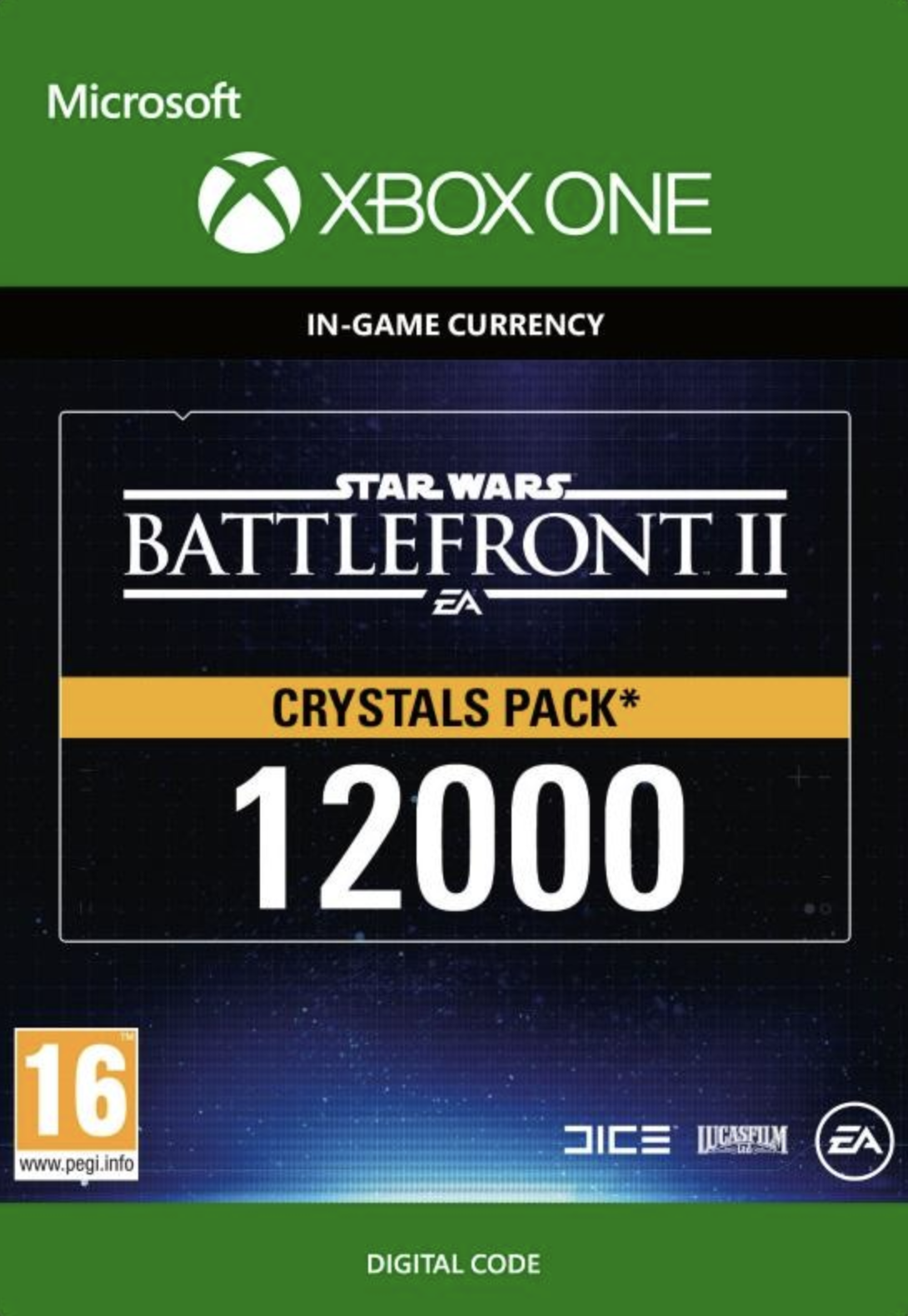 Star Wars Battlefront 2: 12000 Crystals Xbox One