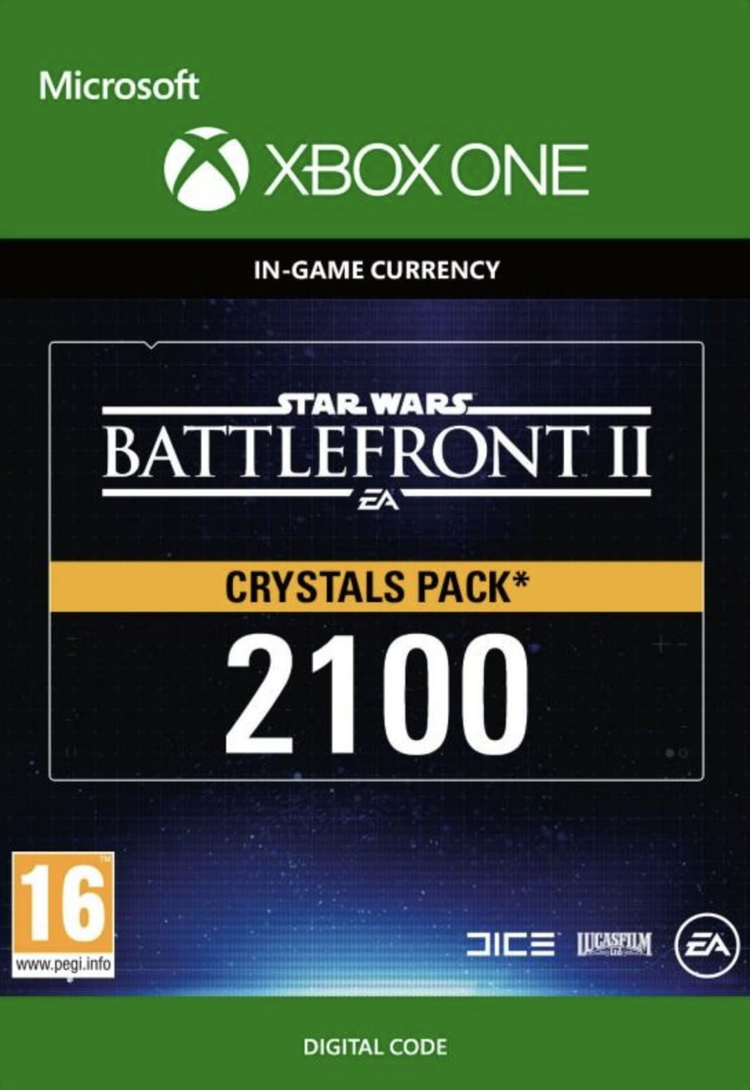 Star Wars Battlefront 2: 2100 Crystals Xbox One Star Wars Battlefront 2: 2100 Crystals Xbox One