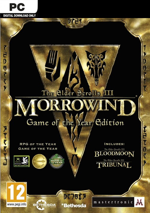 The Elder Scrolls III Morrowind Game of the Year Edition PC The Elder Scrolls III Morrowind Game of the Year Edition PC