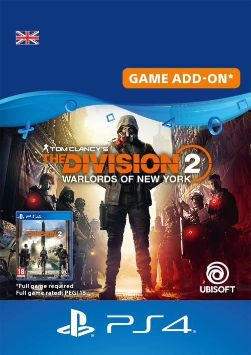 Tom Clancy's The Division 2 - Warlords of New York - Expansion PS4 UK Tom Clancy's The Division 2 - Warlords of New York - Expansion PS4 UK